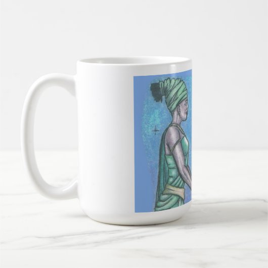 Schwarzer Liebe Kaffeetasse (Links)