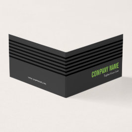 Schwarzer Limoner grüner u. grauer Fall-Umbau Visitenkarten