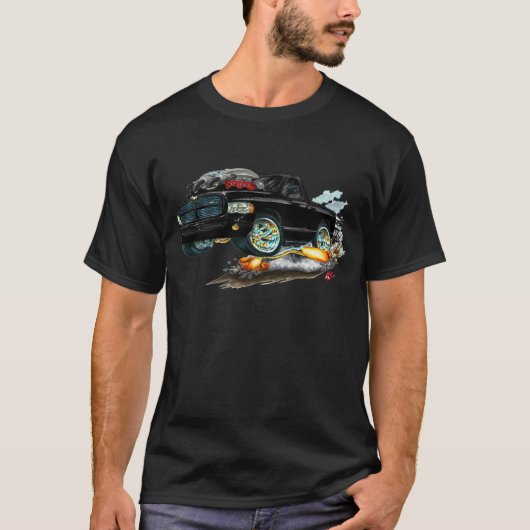 Schwarzer LKW des Dodge-SRT10 T-Shirt (Vorderseite)