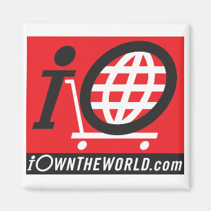 Schwarzer Logo-Magnet Magnet