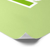 Schwarzer Lollypop Poster (Ecke)