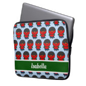 Schwarzer Lory Laptopschutzhülle (Vorderseite Links)