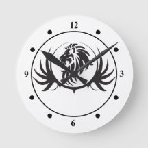 Schwarzer Löwe-Kopf