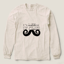 Schwarzer Lustiger Humor Ich Schnurrbart Tri-Blend Shirt