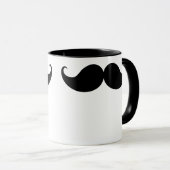 Schwarzer lustiger tasse (VorderseiteRechts)