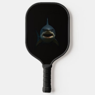 Schwarzer Luxe-Pickleball-Schläger Great White Sha Pickleball Schläger