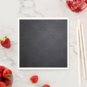 Schwarzer Luxus-Ziermandaldesign Serviette (Beispiel)