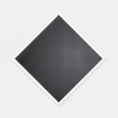 Schwarzer Luxus-Ziermandaldesign Serviette (Ecke)