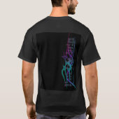 Schwarzer Lyon 💜 Liebe T-Shirt (Rückseite)