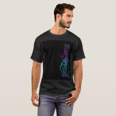 Schwarzer Lyon 💜 Liebe T-Shirt (Vorne ganz)
