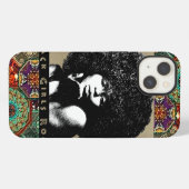 Schwarzer Mädchen-Felsen iPhone Hülle (Rückseite (Horizontal))