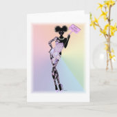 Schwarzer Mädchen-Felsen Karte (Gelbe Blume)