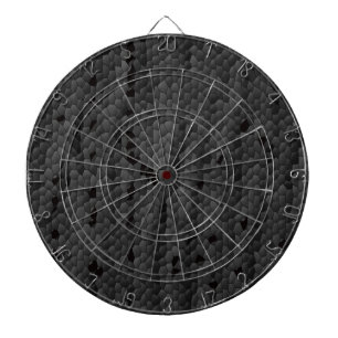 Schwarzer Mamba in illustriertem, Kunst-Drucke, Dartscheibe