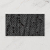 Schwarzer Mamba in illustriertem, Kunst-Drucke, Visitenkarte (Vorderseite)