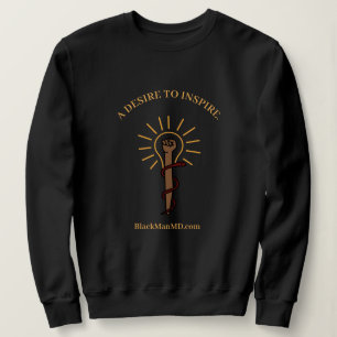 Schwarzer Mann, M.D. Unisex Black Sweatshirt