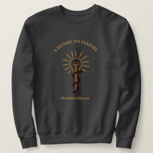 Schwarzer Mann, M.D. Unisex Grau Sweatshirt