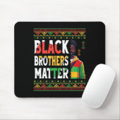 Schwarzer Mann Schwarze Brüder Problem Afrikanisch Mousepad (Mit Mouse)
