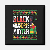 Schwarzer Mann Schwarzer Opa Problem Afrikanischer Magnet (Vorne)