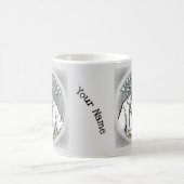 Schwarzer männlicher Physician Assistant Kaffeetasse (Mittel)