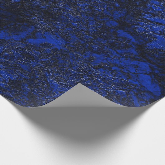 Schwarzer Marmor aus dunklem Marmor, texturierter Geschenkpapier (Ecke)