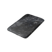 Schwarzer Marmor Badematte (Schrägansicht)