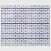 SCHWARZER MARMOR BRICK1 U. WEISSER MARMOR (R) GESCHENKPAPIER (Flach)
