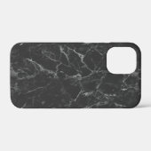 Schwarzer Marmor Case-Mate iPhone Hülle (Rückseite (Horizontal))