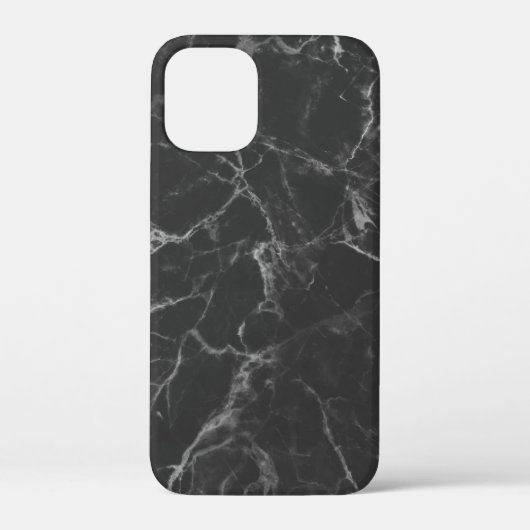 Schwarzer Marmor Case-Mate iPhone Hülle (Rückseite)