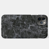 Schwarzer Marmor Case-Mate iPhone Hülle (Rückseite (Horizontal))