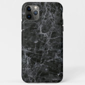 Schwarzer Marmor Case-Mate iPhone Hülle (Rückseite)