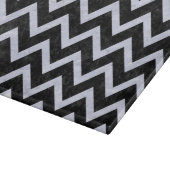SCHWARZER MARMOR CHEVRON9 U. WEISSER MARMOR SCHNEIDEBRETT (Ecke)
