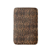 SCHWARZER MARMOR DAMASK2 U. BROWN STEIN-(R) BADEMATTE (Vorderseite Vertikal)