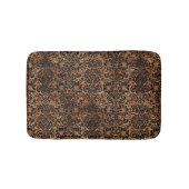 SCHWARZER MARMOR DAMASK2 U. BROWN STEIN-(R) BADEMATTE (Vorderseite)