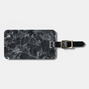 Schwarzer Marmor Gepäckanhänger