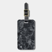 Schwarzer Marmor Gepäckanhänger (Vorderseite vertikal)