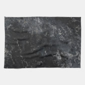 Schwarzer Marmor Geschirrtuch (Horizontal)