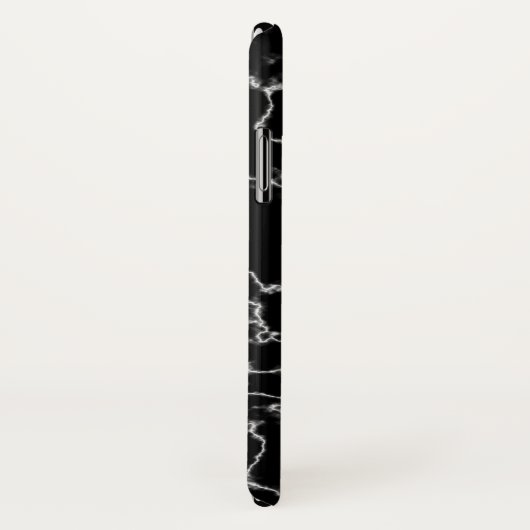 Schwarzer Marmor Kentuckys | Case-Mate iPhone Hülle (Hinten/Rechts)