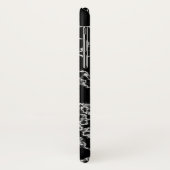 Schwarzer Marmor Kentuckys | Case-Mate iPhone Hülle (Hinten/Links)