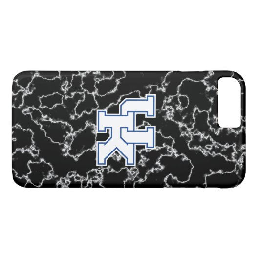 Schwarzer Marmor Kentuckys | Case-Mate iPhone Hülle (Rückseite (Horizontal))