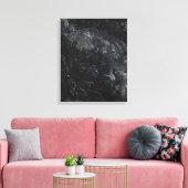 Schwarzer Marmor Leinwanddruck (Insitu (Wohnzimmer))