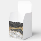 Schwarzer Marmor mit Gold Hübsch Geschenkschachtel (Geöffnet)