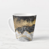Schwarzer Marmor mit Gold Hübsch Milchtasse (Linke Ecke)