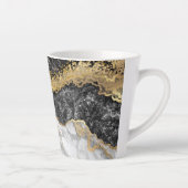 Schwarzer Marmor mit Gold Hübsch Milchtasse (Rechts)