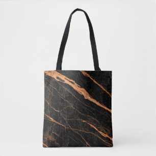 schwarzer Marmor mit goldenen Adern, Emperador-Mar Tasche