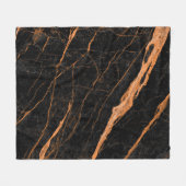 schwarzer Marmor mit goldenen Adern, Kaiser-Marmor Fleecedecke (Vorderseite (Horizontal))