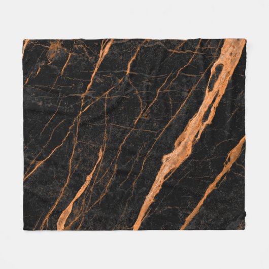 schwarzer Marmor mit goldenen Adern, Kaiser-Marmor Fleecedecke (Vorderseite (Horizontal))