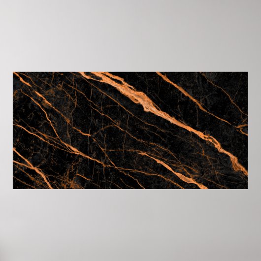 schwarzer Marmor mit goldenen Adern, Kaiser-Marmor Poster (Vorne)