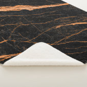 schwarzer Marmor mit goldenen Adern, Kaiser-Marmor Sherpadecke (3/4)