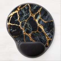 Schwarzer Marmor mit Goldvene