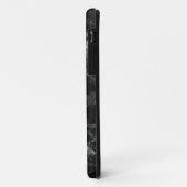 Schwarzer Marmor mit grauen Rissen Case-Mate iPhone Hülle (Hinten/Links)